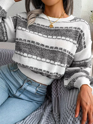 Styled outfit with cropped sweater