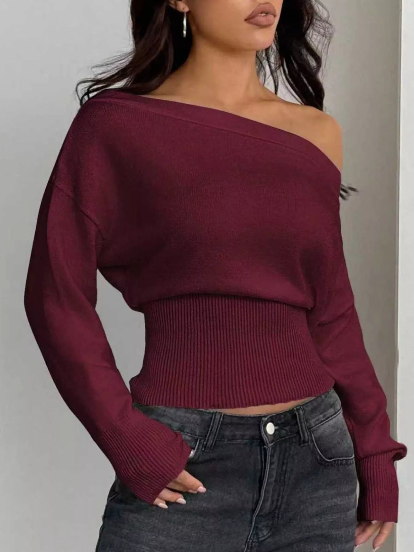 Cropped sweater color options