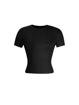 Detailed view of the crop top piece
