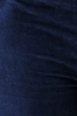 Front view showing fabric flow