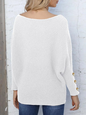 Full size boat neck sweater back final view