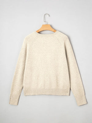 Long sleeve sweater product view minimal style