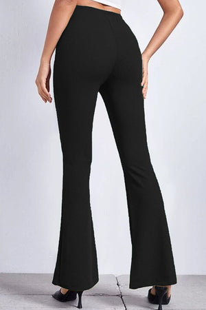 Back view of High Rise Flare Pants