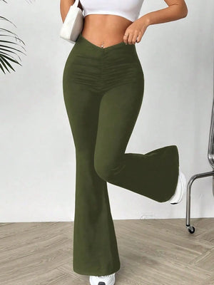 Front view showing high waist design