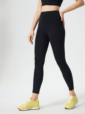 Millennia active leggings front high-rise waistband