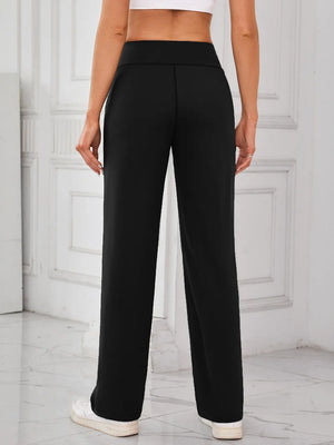 Back view emphasizing high waist design