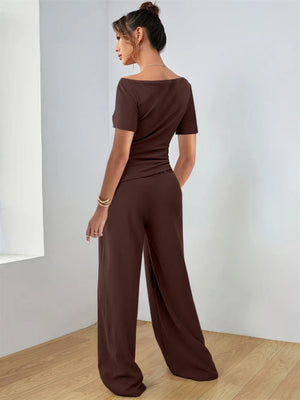Back view of pants in set