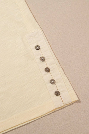 Casual smocked waist pants apparel display