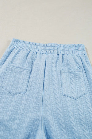 High waist textured pants view