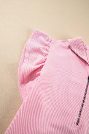 Top and pants set shown flat for styling view