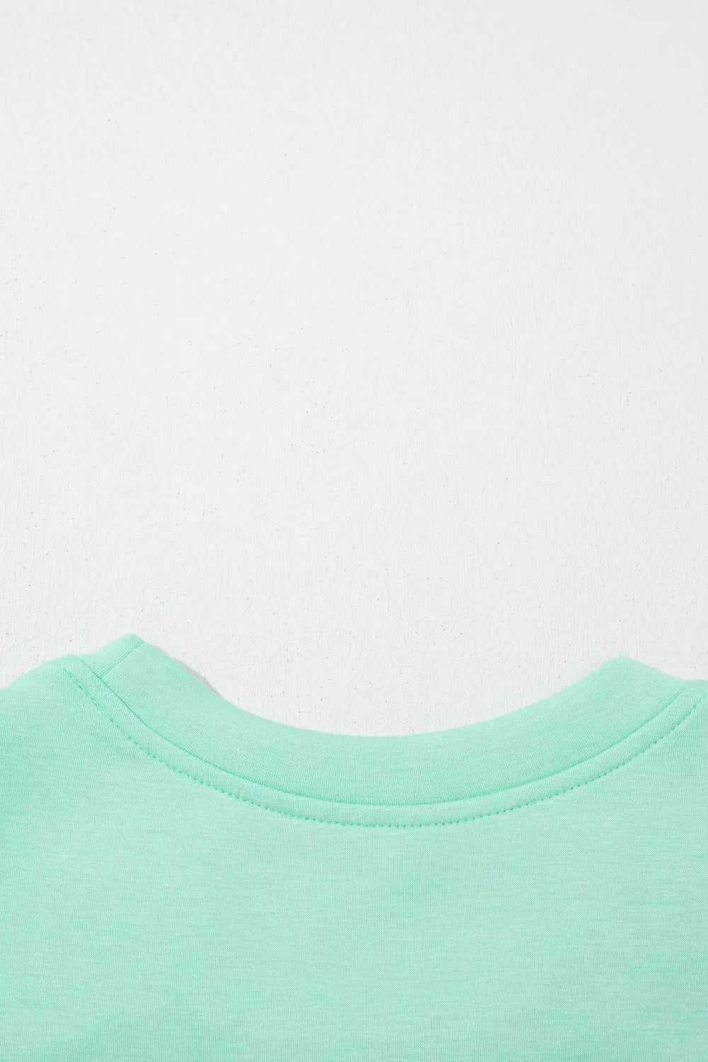 Solid color drawstring casual set displayed