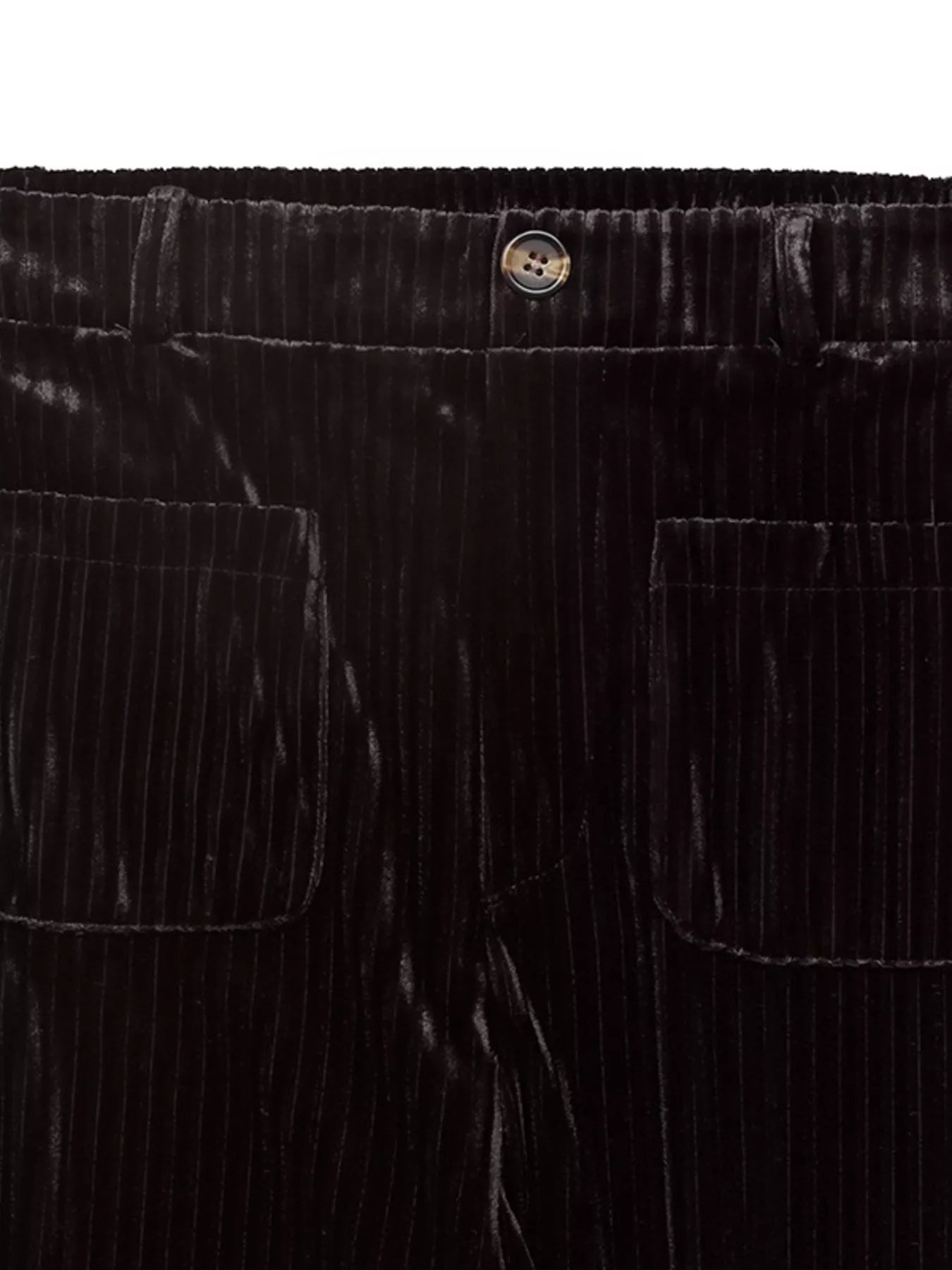 High-waisted wide-leg pants fabric detail