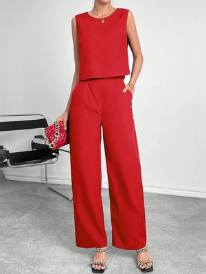 casual round neck outfit front elegant style