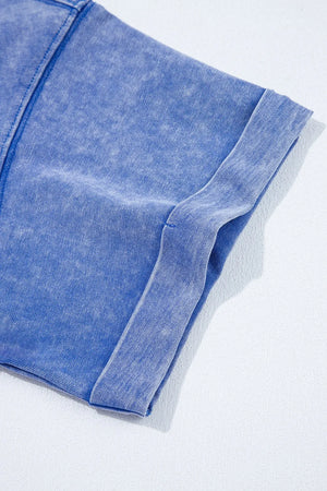 Front display of acid wash two-piece set