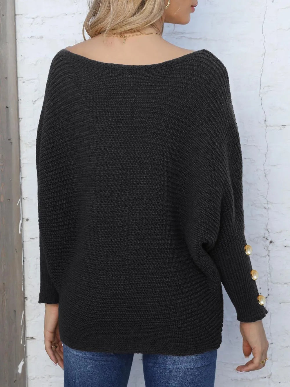 Full size sweater back elegant simple design
