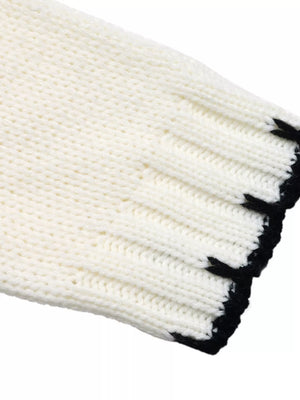 cable knit sweater displayed outfit winter fashion look