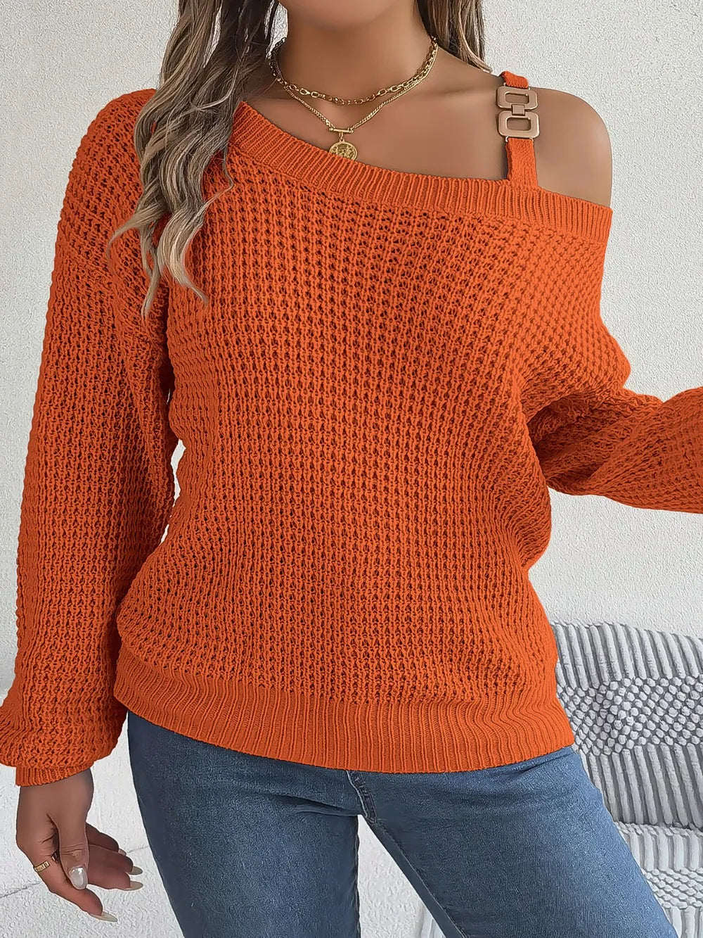 asymmetrical sweater front everyday casual wear