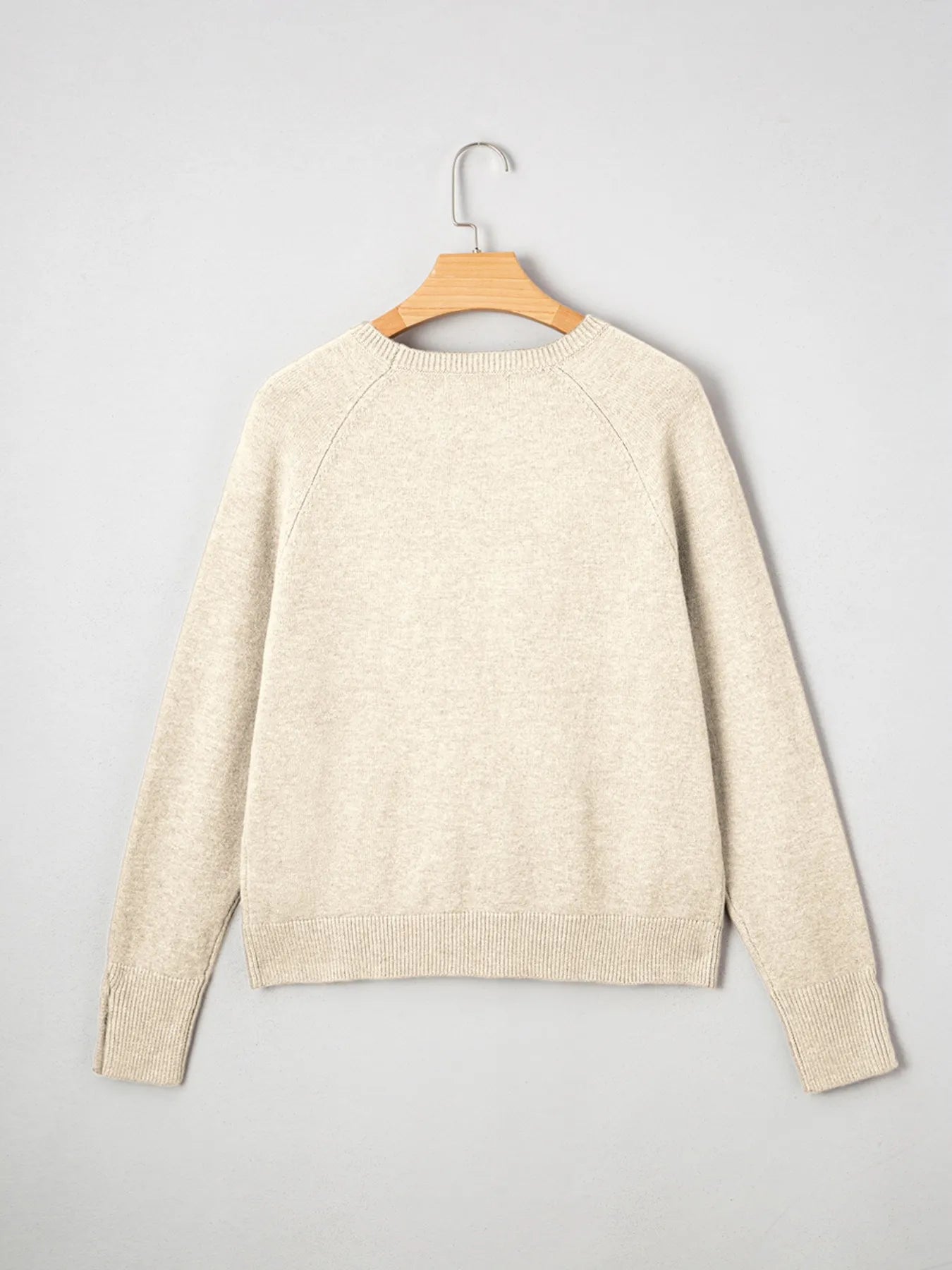 Long sleeve sweater product view minimal style