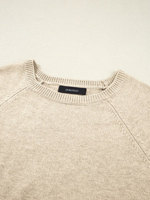 Crew neck sweater flat lay product only image