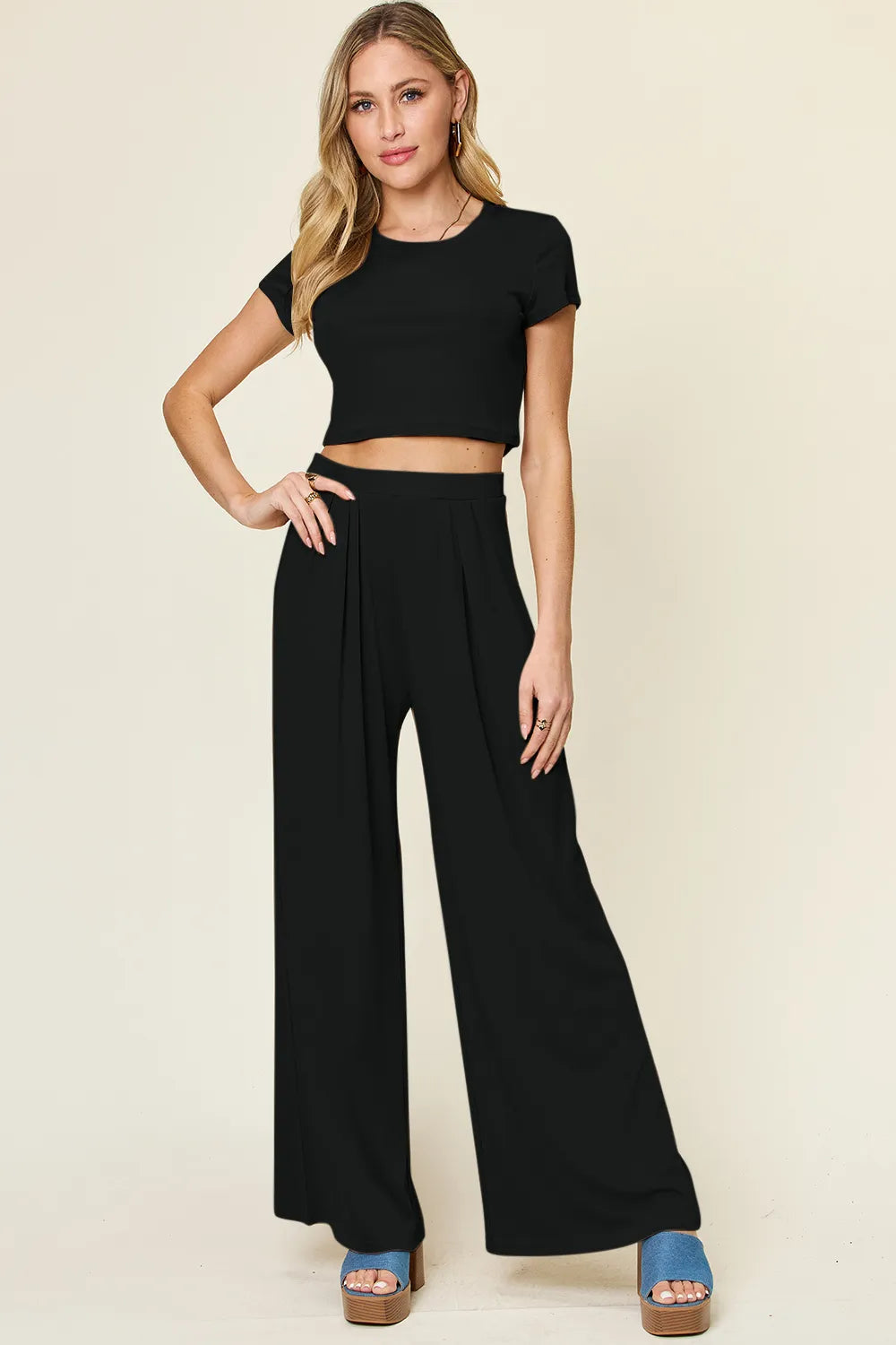 Front view showcasing the relaxed fit and clean design