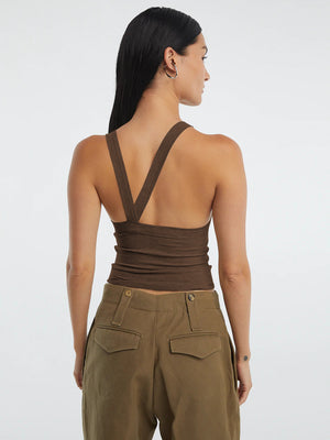Back shot showing the stylish ribbed detail