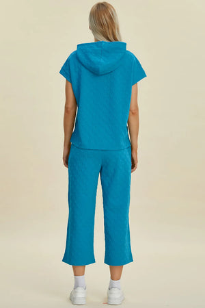 Back view showcasing the clean silhouette and fabric texture