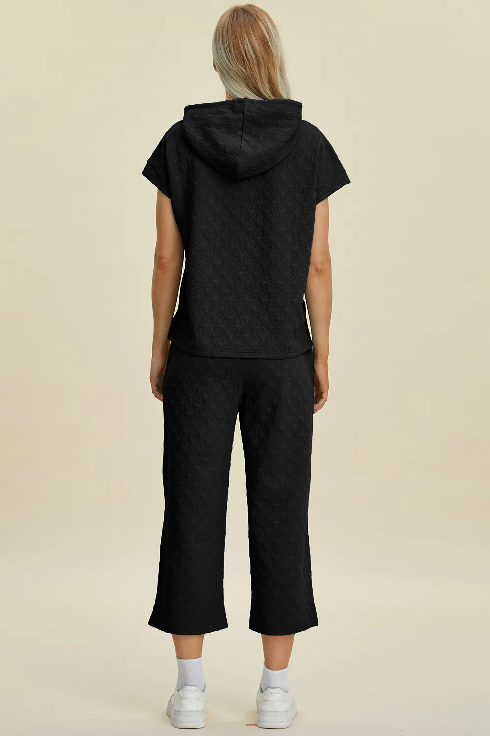 Back view capturing the full design and fabric finish