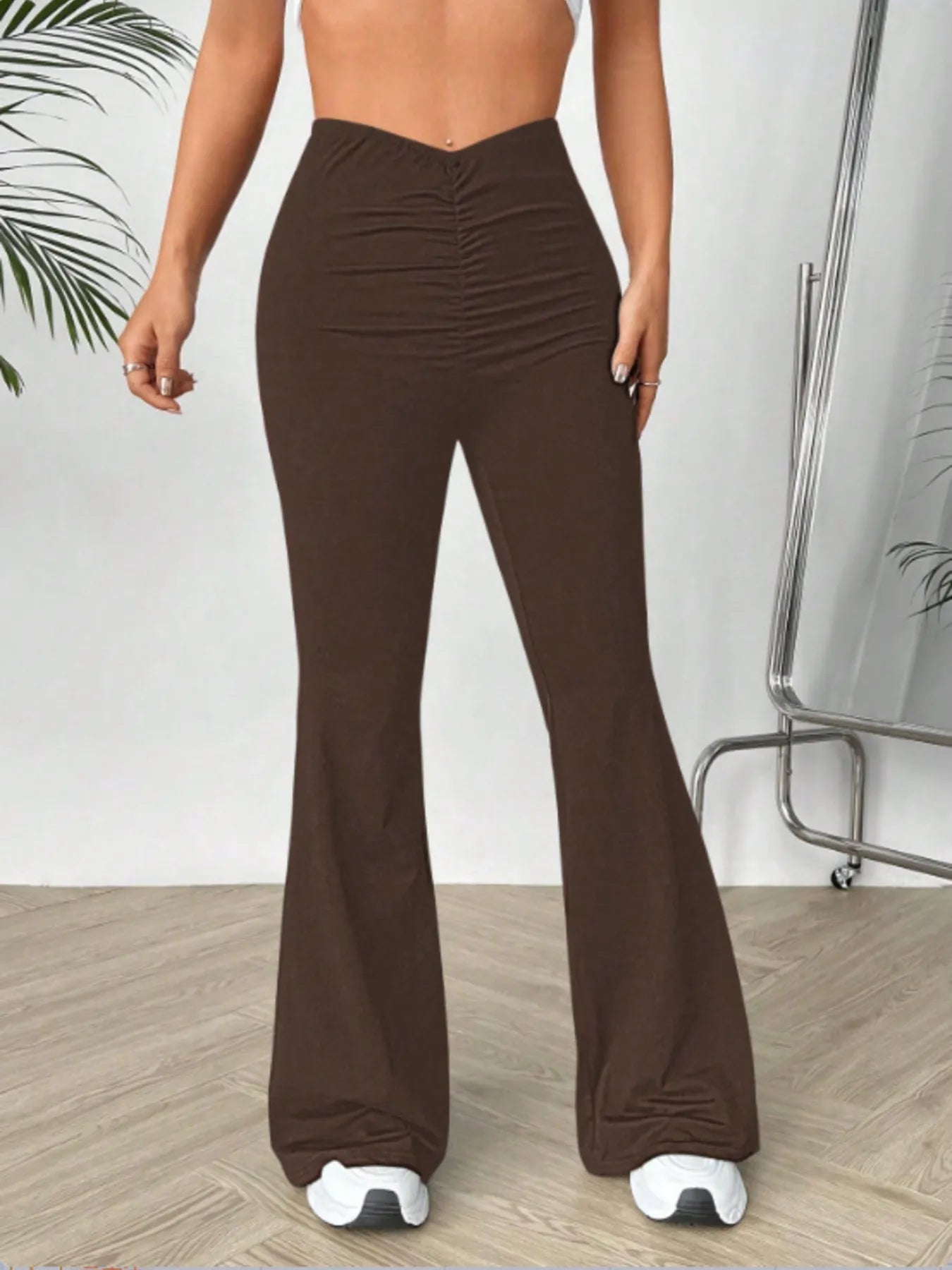 Front view styled for office or casual outfits