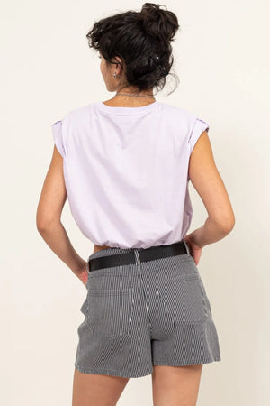 HYFVE Drawstring Hem Crop Top back view