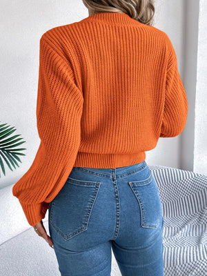 cable knit diamond pattern sweater back view cozy winter knitwear
