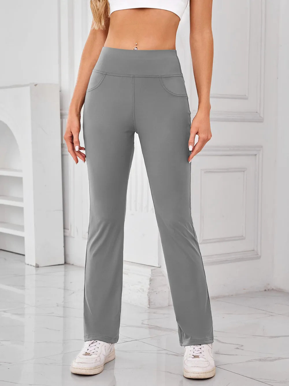 Front view of Lovelet High Waist Active Pants