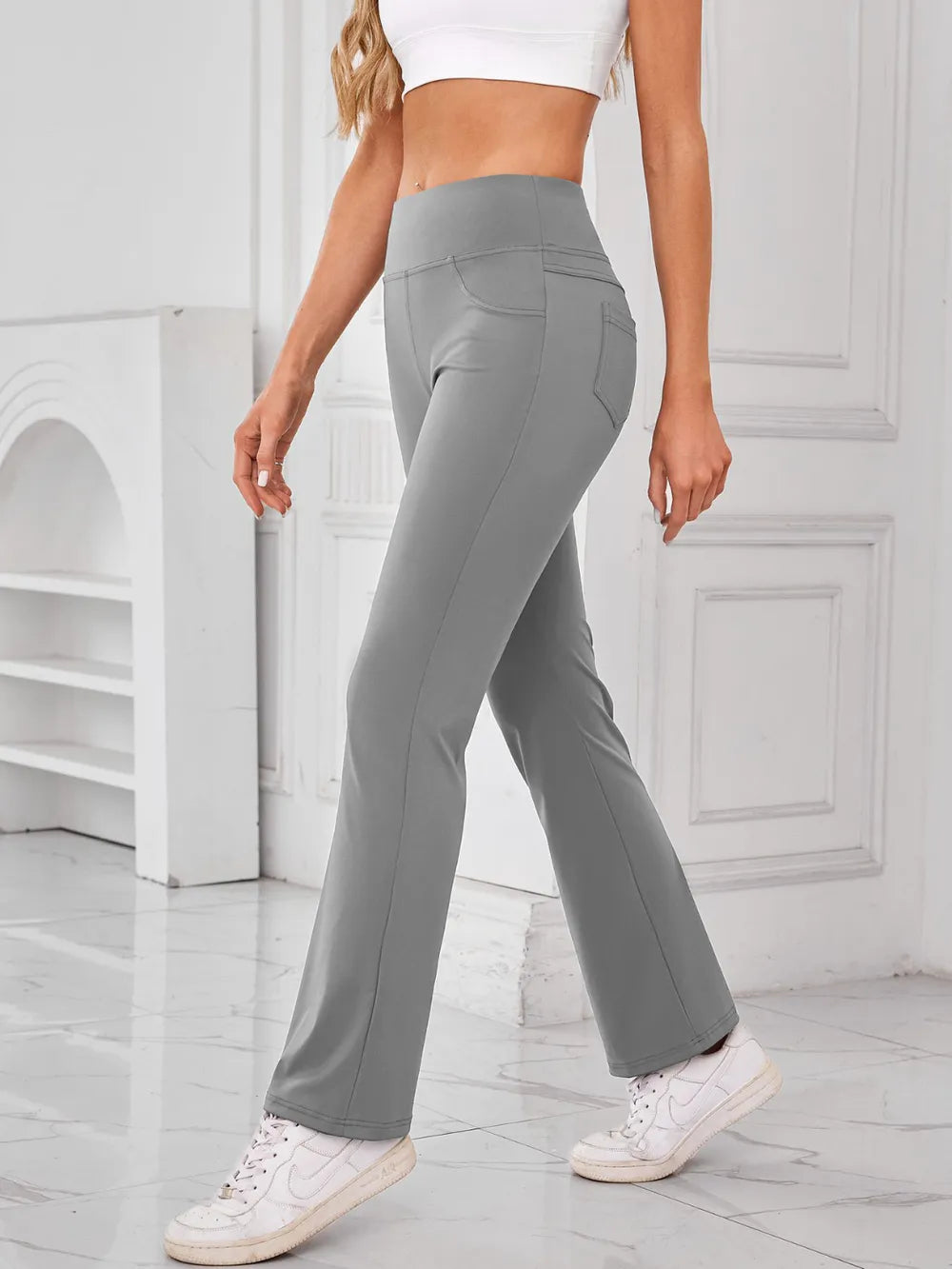 Side view of Lovelet High Waist Active Pants
