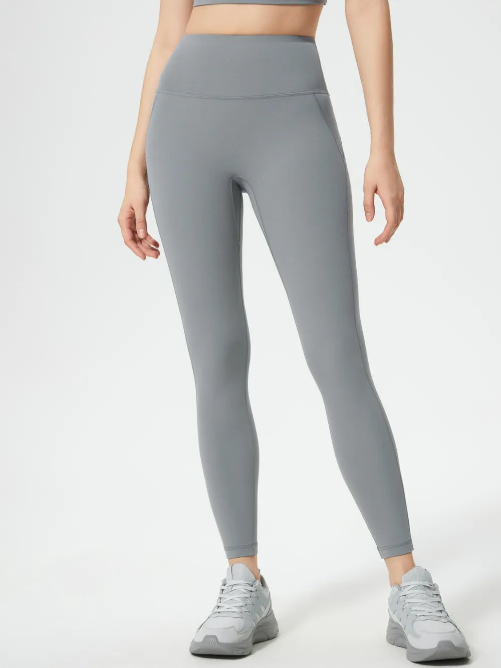Front silhouette of Millennia active leggings