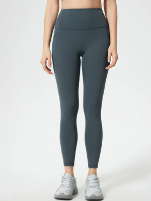 Front view Millennia leggings smooth waistband