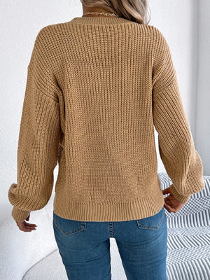 Openwork sweater back design detailed knit pattern