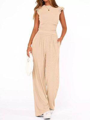 Women’s stylish pants set front look