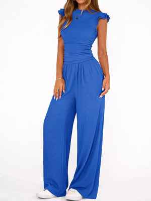 Casual chic outfit front view