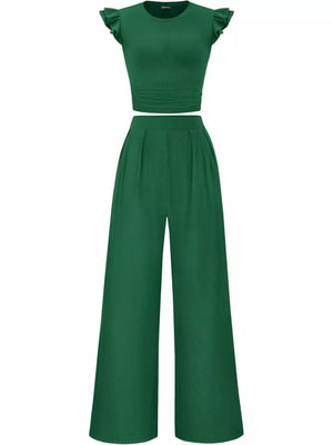 Fashion pants set back look