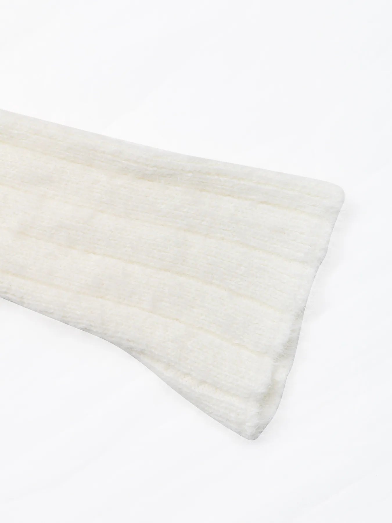 Minimal scoop neck sweater long sleeve product view