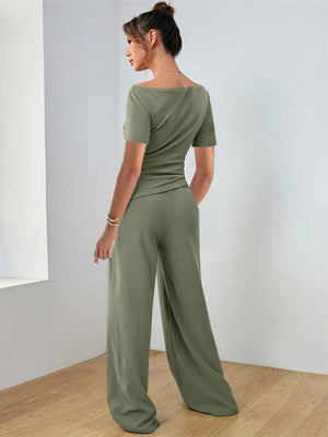 Back view of pants in set