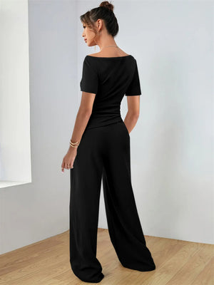 Back view of pants in set