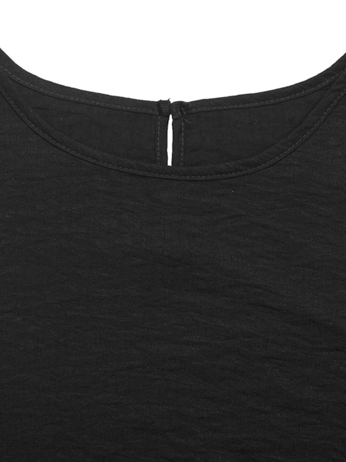 Clothing-only display of sleeveless  pants set