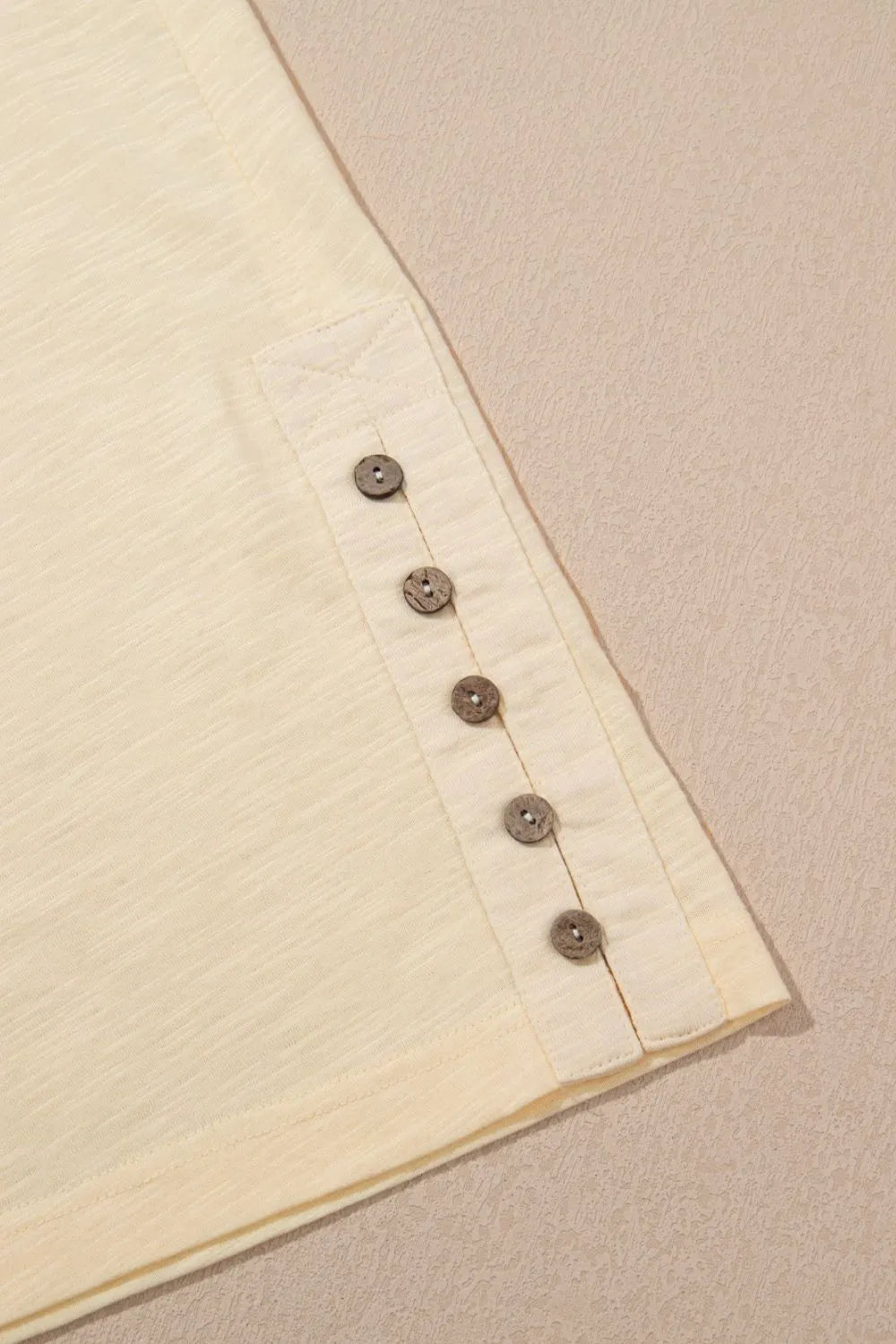 Casual smocked waist pants apparel display