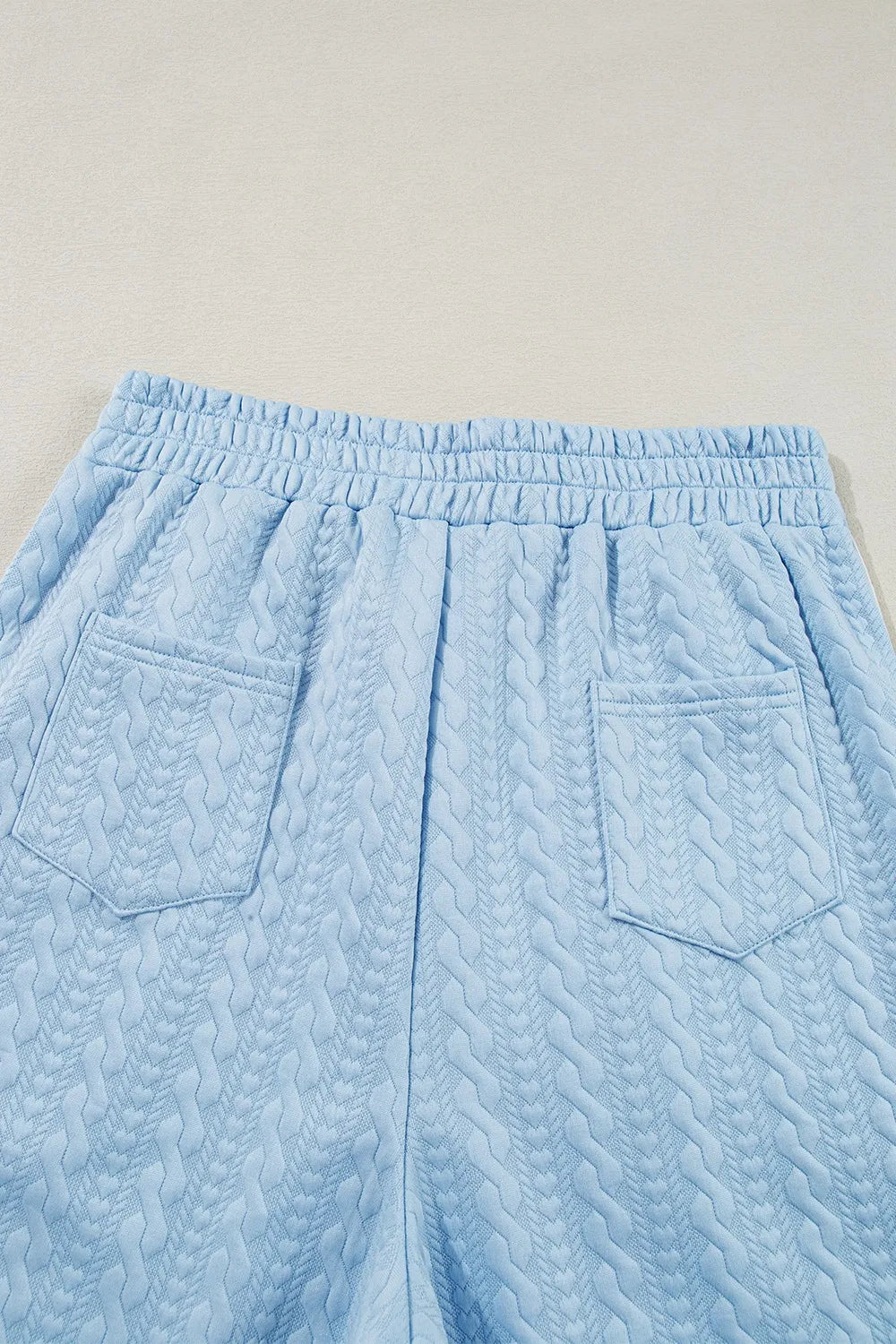 High waist textured pants view